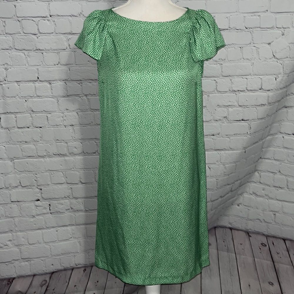 Zara Basic - Dress - Green and White - S